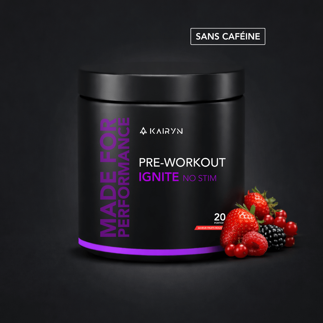 PRE - WORKOUT IGNITE - SANS CAFÉINE - KAIRYN